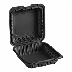 Microwavable To Go Boxes (Black)