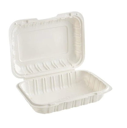 1.1 Microwavable To Go Boxes (WHITE)